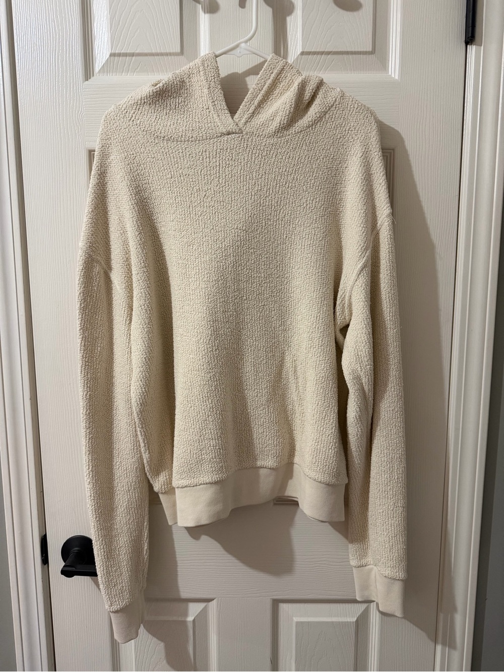 perfect white tee hooded sweatshirt in sugar